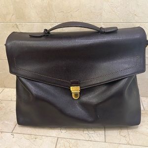 Brown Salvatore Ferragamo Laptop Bag